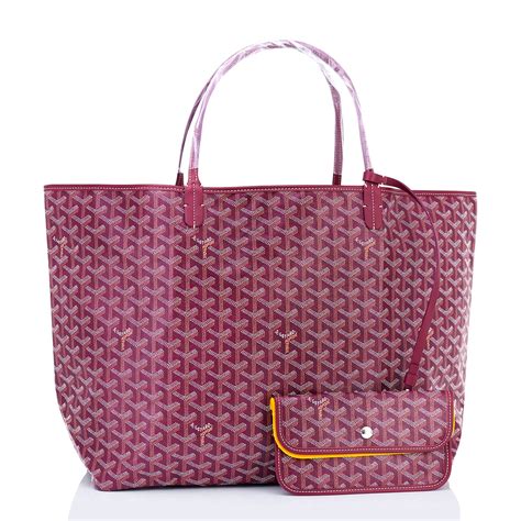 goyard st louis burgundy gm|Goyard bag price list.